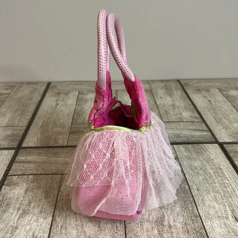Sassy Pet Saks by Douglas Pink Ballerina Tutu Plush Handbag‎ Kids Purse Toy